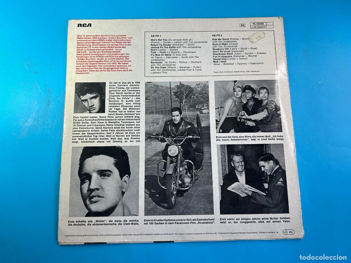 Discos de vinilo: ELVIS PRESLEY - GOLDEN BOY - 1981 GERMANY - Foto 2