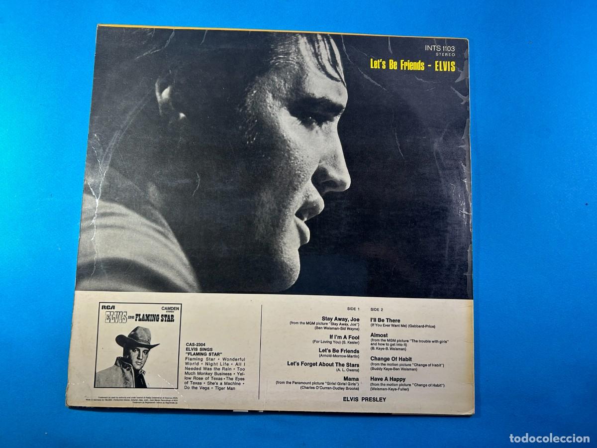 Discos de vinilo: ELVIS PRESLEY - LETS BE FRIENDS - GERMANY - Foto 2