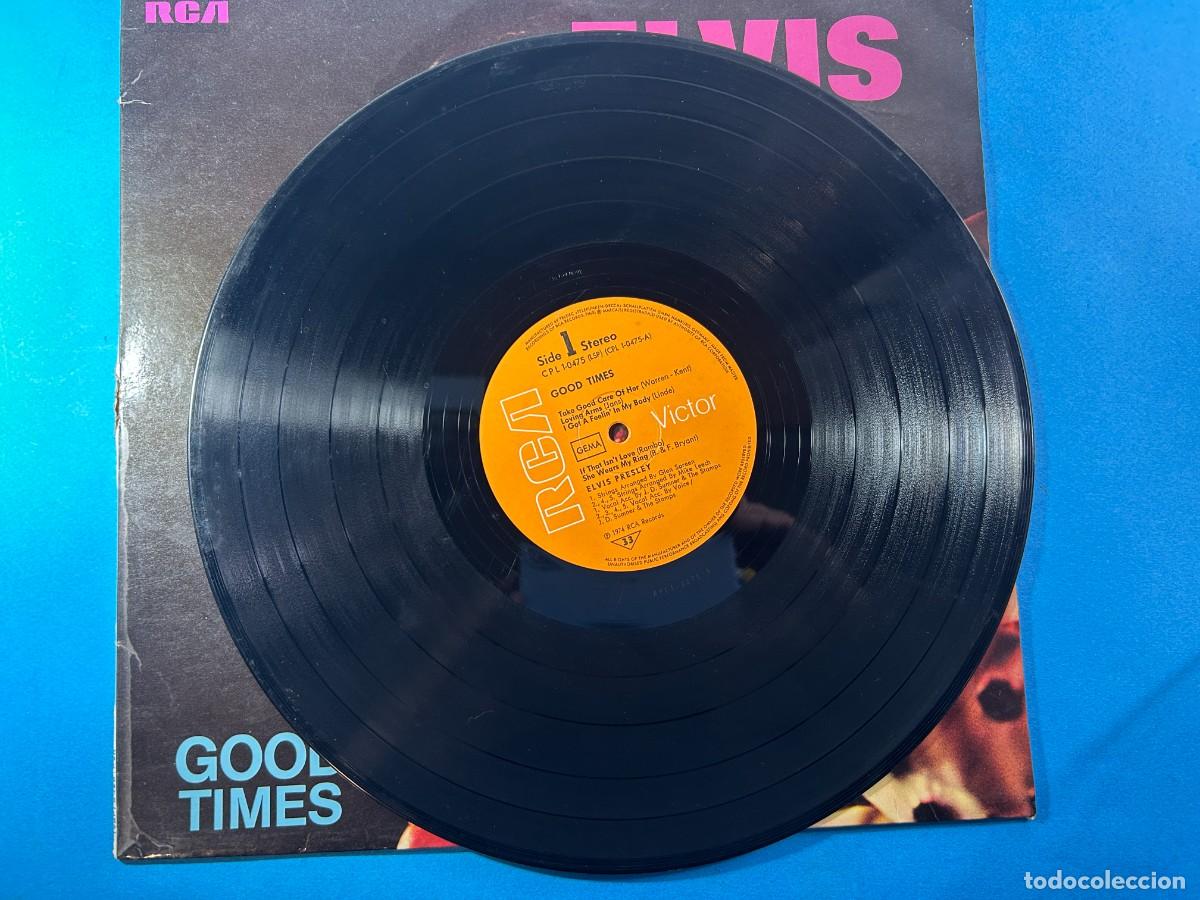 Discos de vinilo: ELVIS PRESLEY - GOOD TIMES - GERMANY - Foto 3