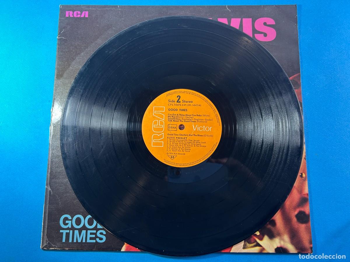 Discos de vinilo: ELVIS PRESLEY - GOOD TIMES - GERMANY - Foto 4