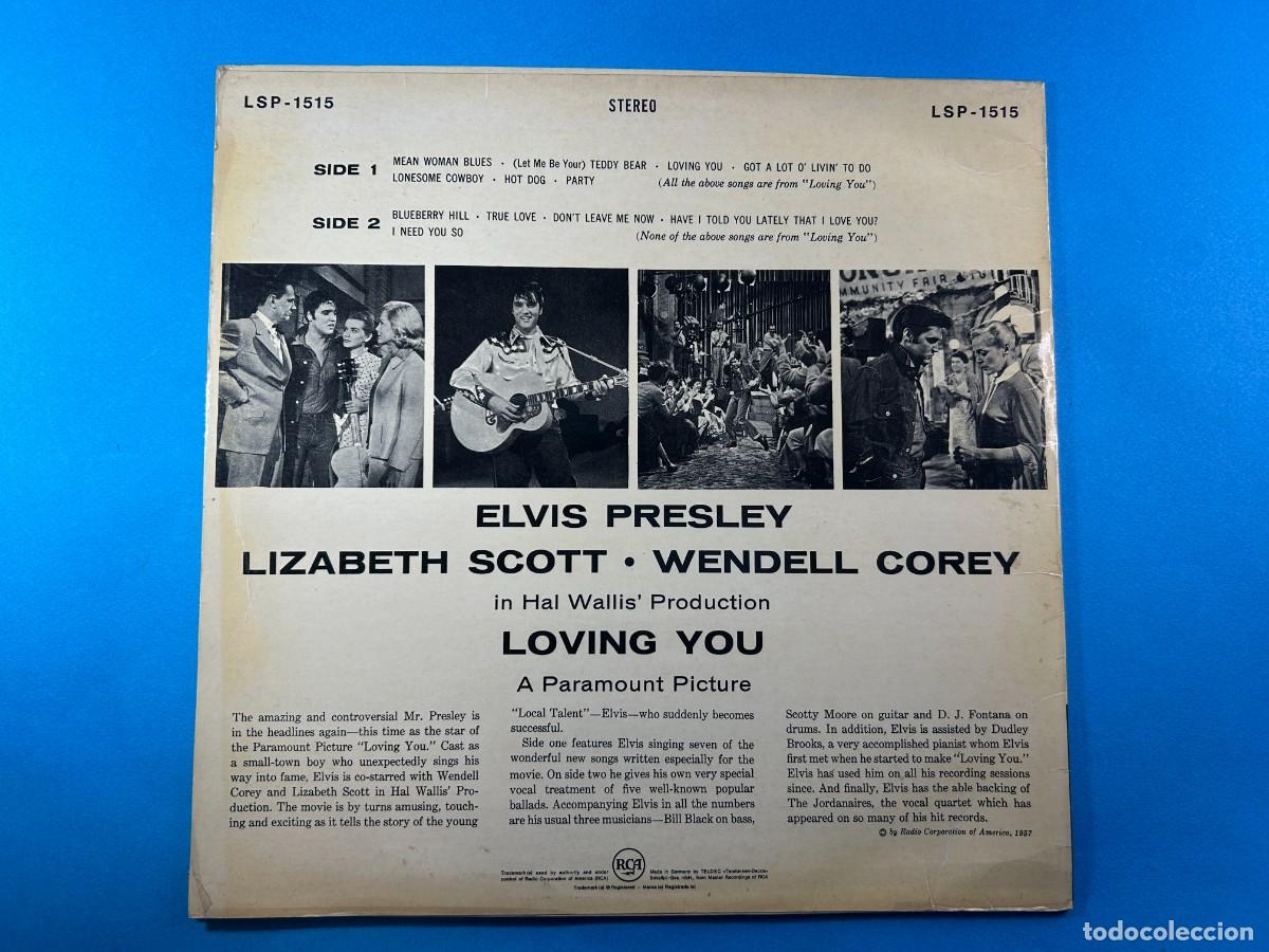 Discos de vinilo: ELVIS PRESLEY - LOVING YOU - GERMANY - Foto 2