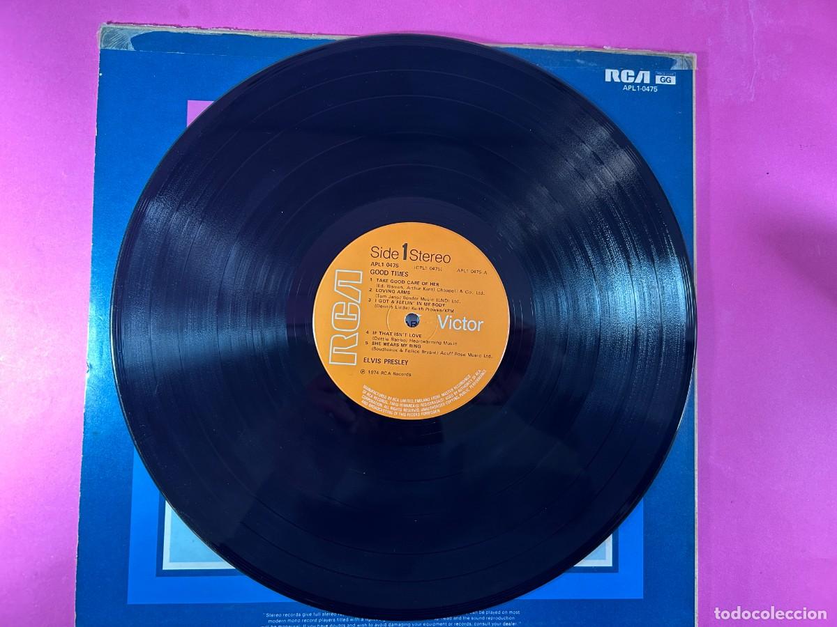 Discos de vinilo: ELVIS PRESLEY - GOOD TIMES - UK - Foto 3