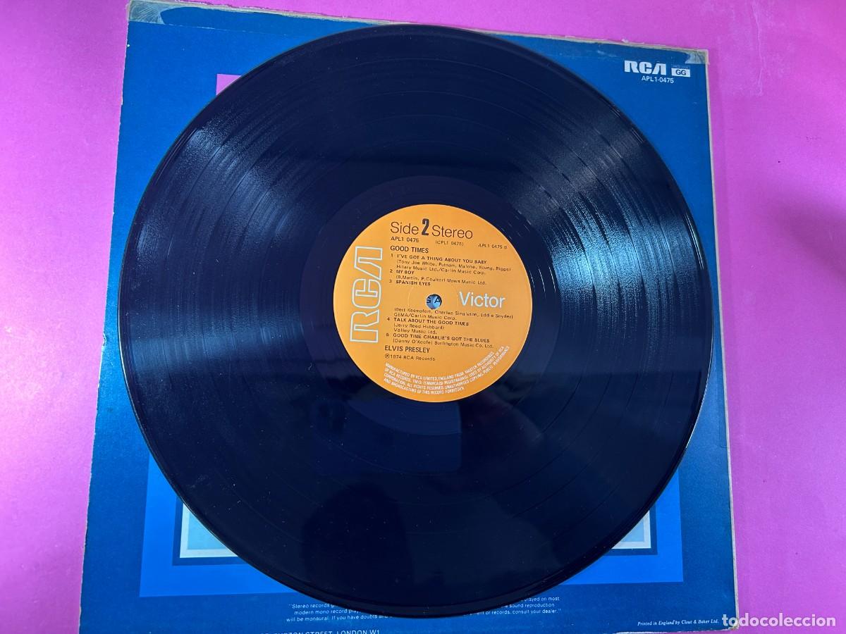Discos de vinilo: ELVIS PRESLEY - GOOD TIMES - UK - Foto 4