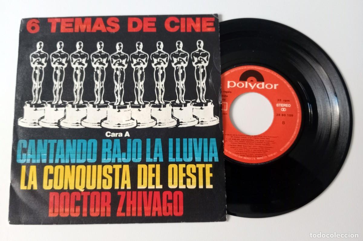 Discos de vinilo: SINGLE VARIOS B.S.O. - 6 TEMAS DE CINE - Foto 1