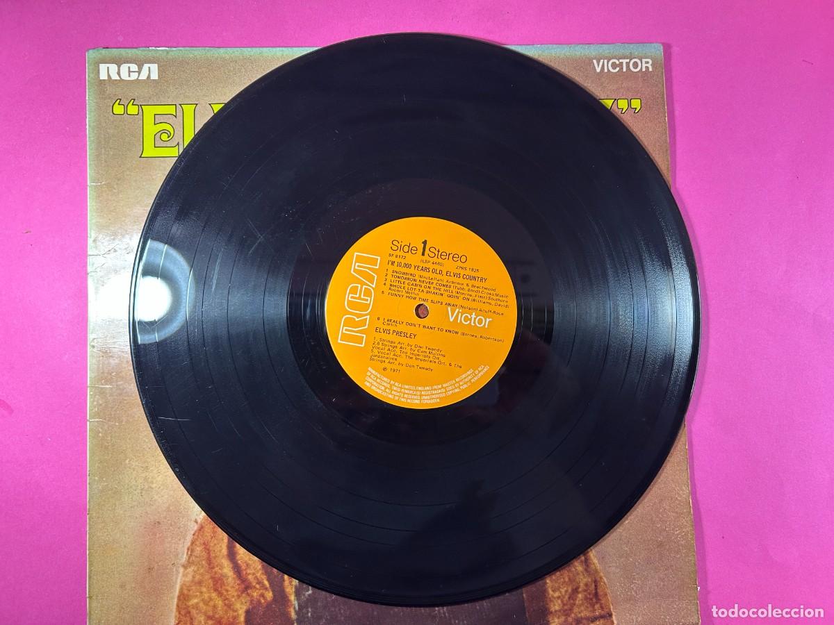 Discos de vinilo: ELVIS PRESLEY - COUNTRY - UK - Foto 3