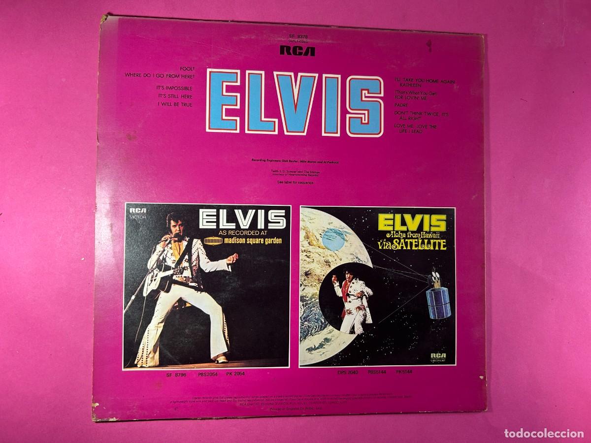 Discos de vinilo: ELVIS PRESLEY - ELVIS - UK - Foto 2