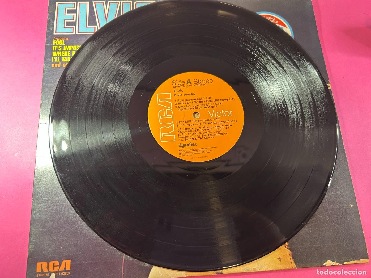Discos de vinilo: ELVIS PRESLEY - ELVIS - UK - Foto 3