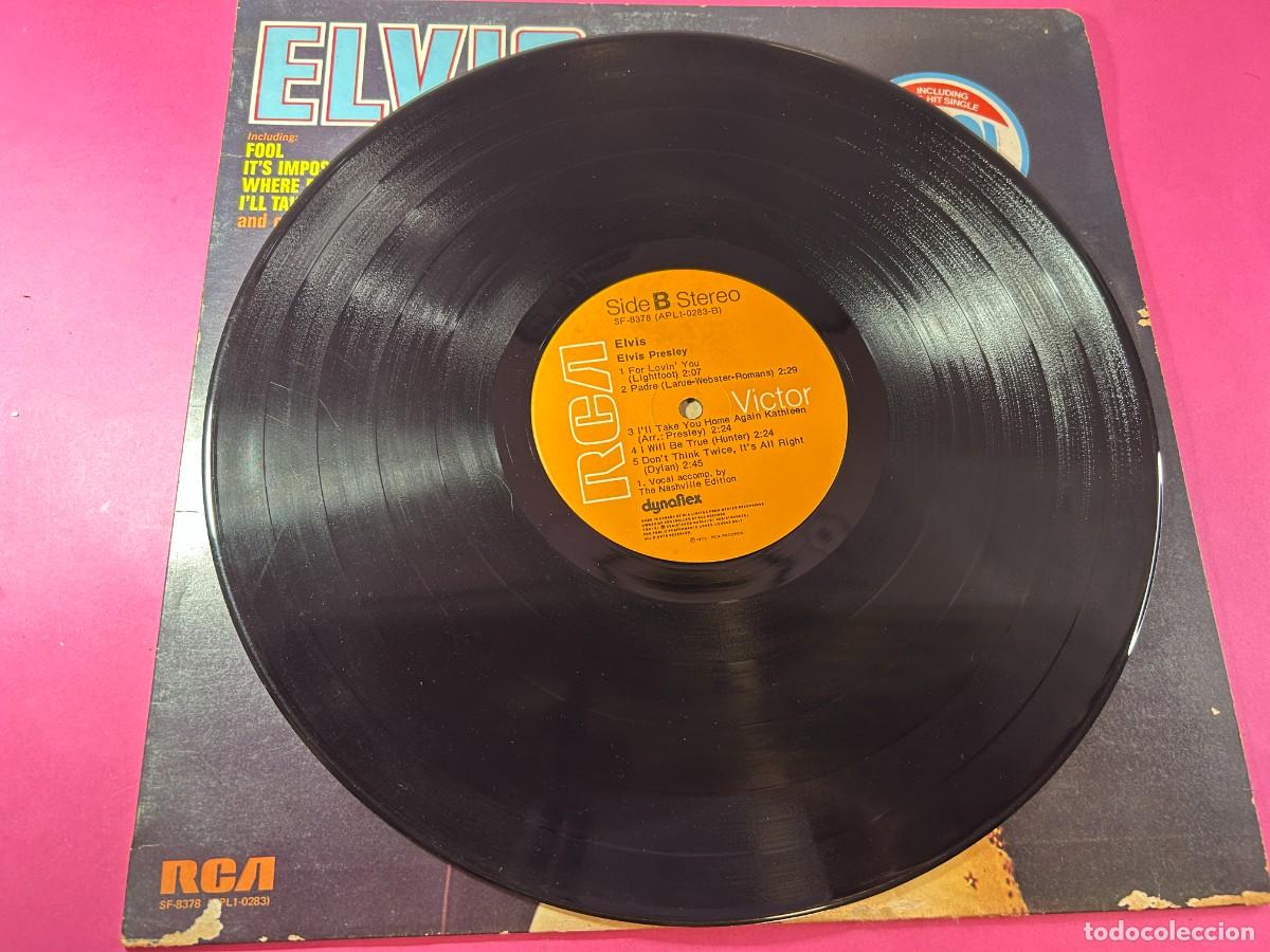 Discos de vinilo: ELVIS PRESLEY - ELVIS - UK - Foto 4
