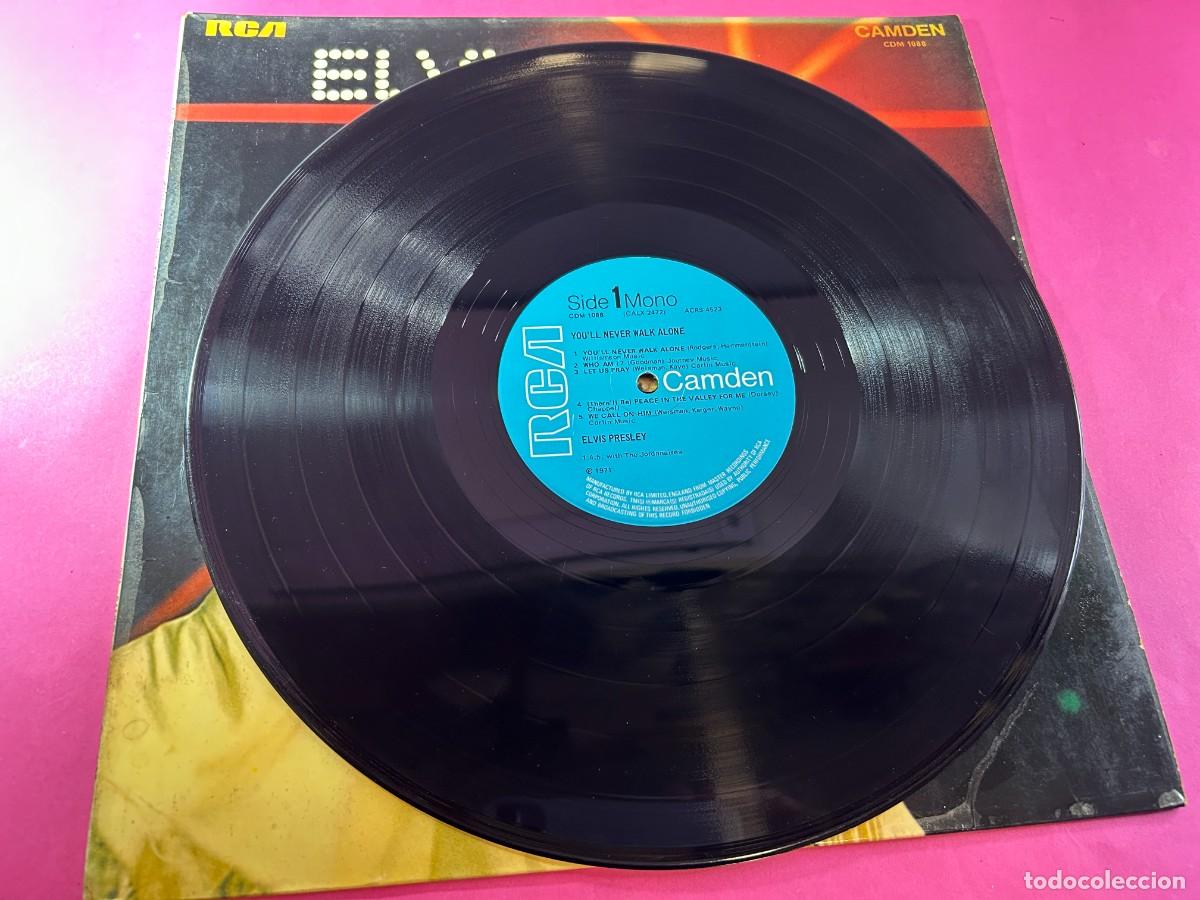 Discos de vinilo: ELVIS PRESLEY - YOULL NEVER WALK ALONE - UK - Foto 3