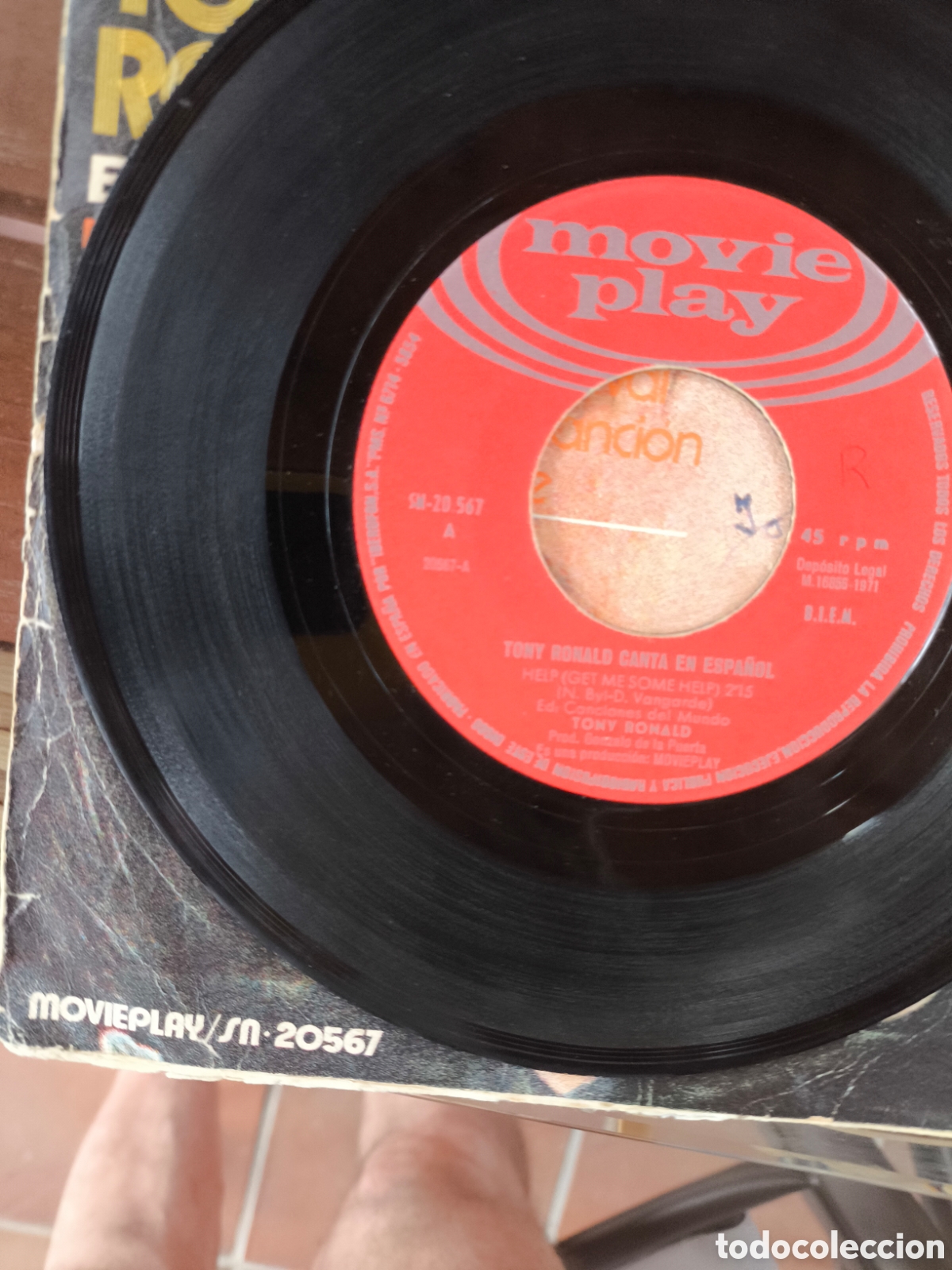 Discos de vinilo: Tony Ronald .T.n.125 - Foto 3
