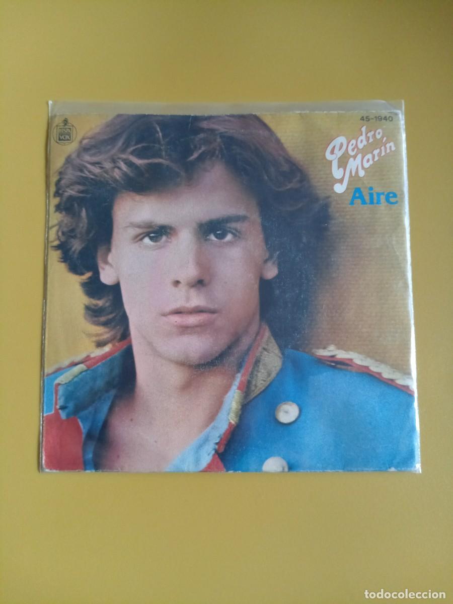 Discos de vinilo: Pedro Mar&iacute;n - Aire / Sha la la la &iexcl;An&iacute;mate! 1980 - Foto 1