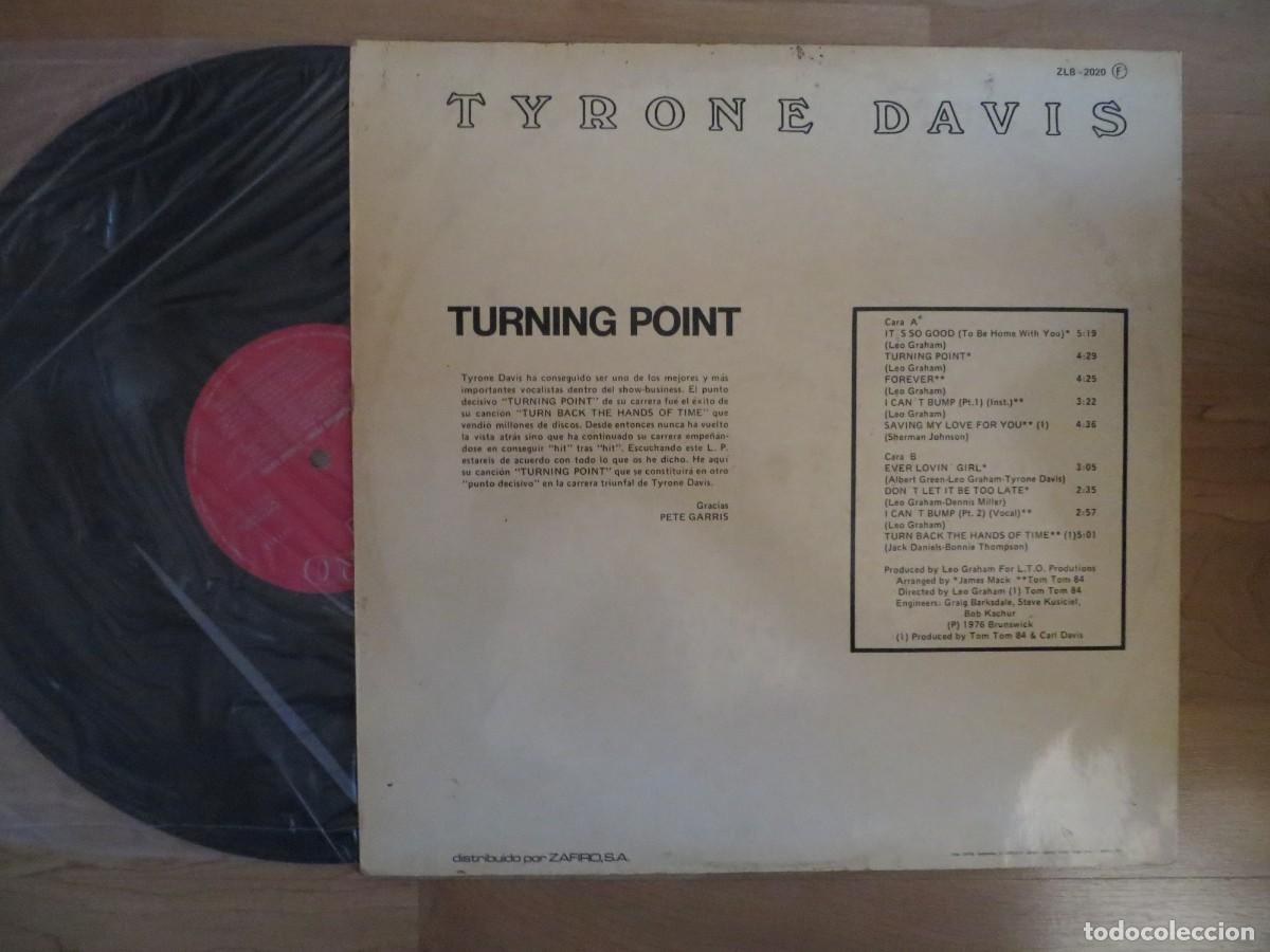 Discos de vinilo: Tyrone Davis - Turning Point! (LP, Album) - Foto 2