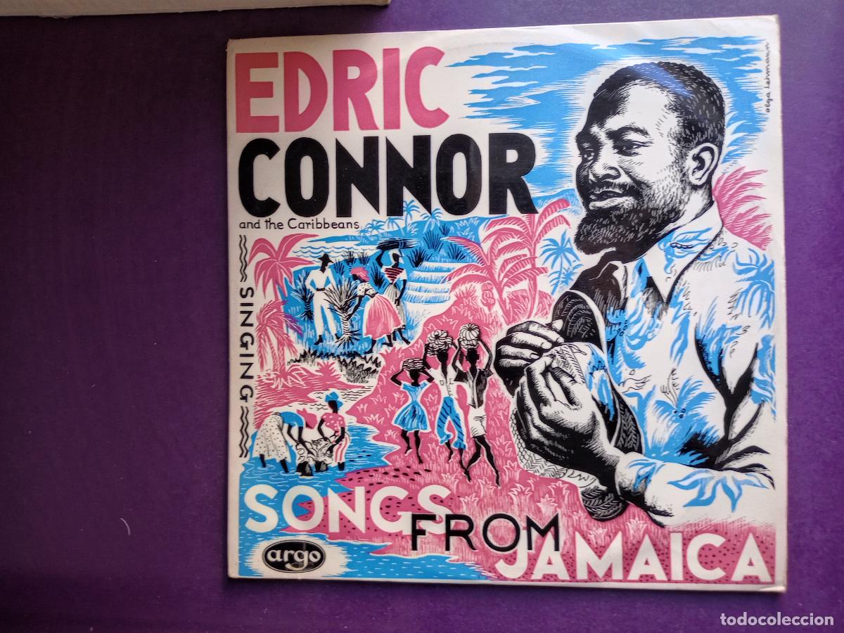Disques de vinyle: Edric Connor And The Caribbeans &ndash; Songs From Jamaica - LP ARGO 1954 - CALYPSO FOLK, EDICION INGLESA