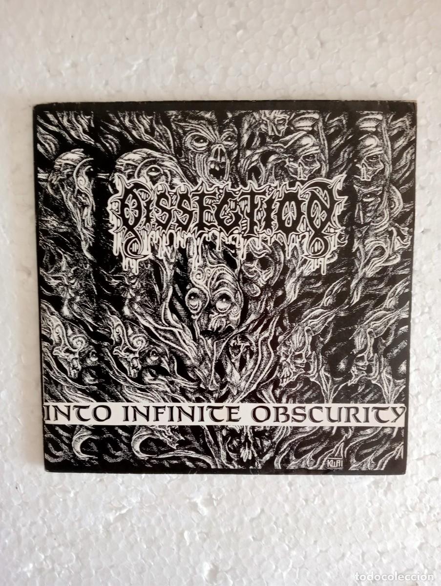 Discos de vinilo: Dissection - Into Infinite Obscurity (7&rdquo;, Ltd) 1991 insert - Foto 1