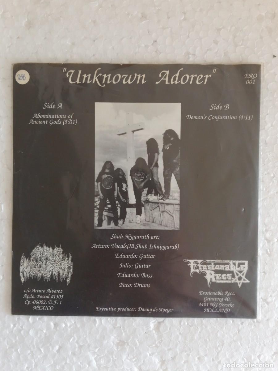 Discos de vinilo: Shub Niggurath - Unknown Adorer (7&rdquo;, EP, Ltd, Num) 1991 - Foto 2