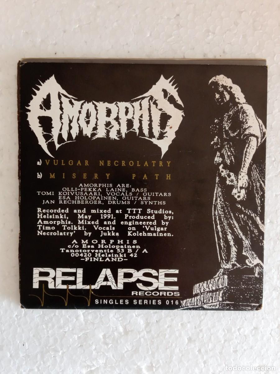 Discos de vinilo: Amorphis - Amorphis (7&rdquo;, Single) USA 1991 - Foto 2