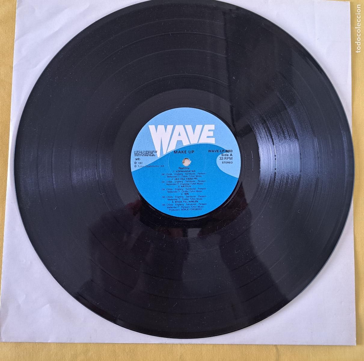 Discos de vinilo: MAKE UP - LP, NATTLIV - WAVE 1981 - Foto 2