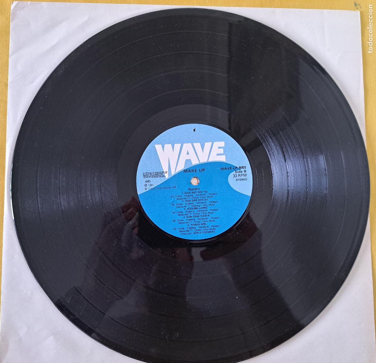 Discos de vinilo: MAKE UP - LP, NATTLIV - WAVE 1981 - Foto 3