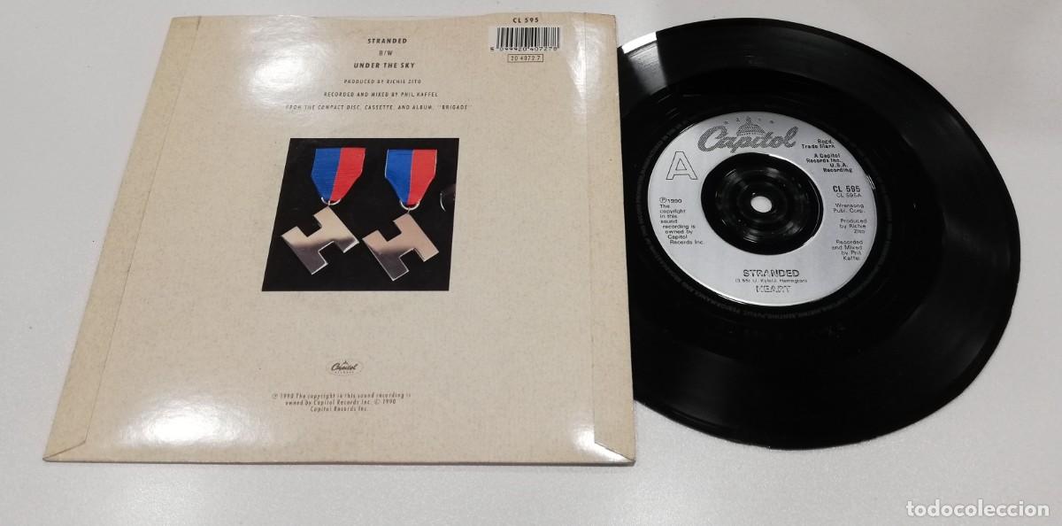 Discos de vinilo: SCO95-Heart - Stranded (7&rdquo;, Single, Sil) - Foto 2