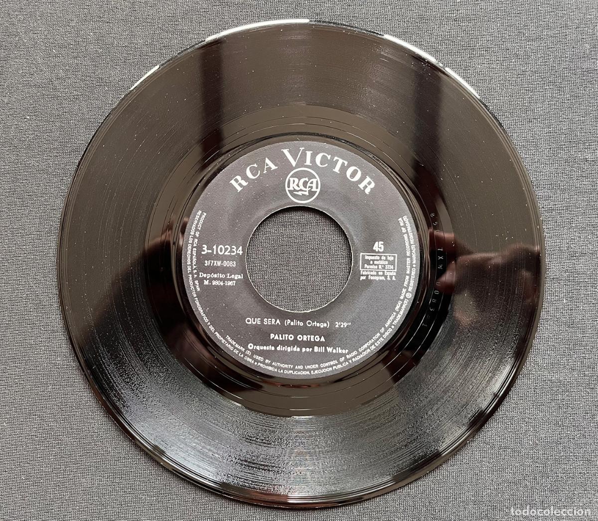 Discos de vinilo: SINGLE 7 PALITO ORTEGA - QUE SERA. 310234. VG - Foto 3