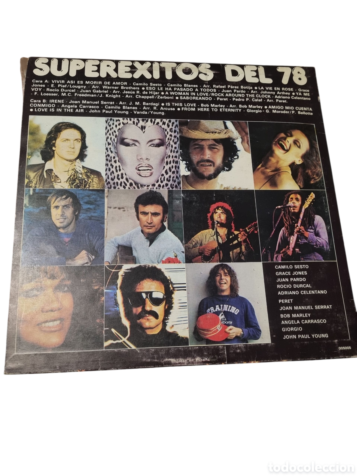 Discos de vinilo: VIN3554 super exitos del 78 VINILO DE SEGUNDAMANO - Foto 2