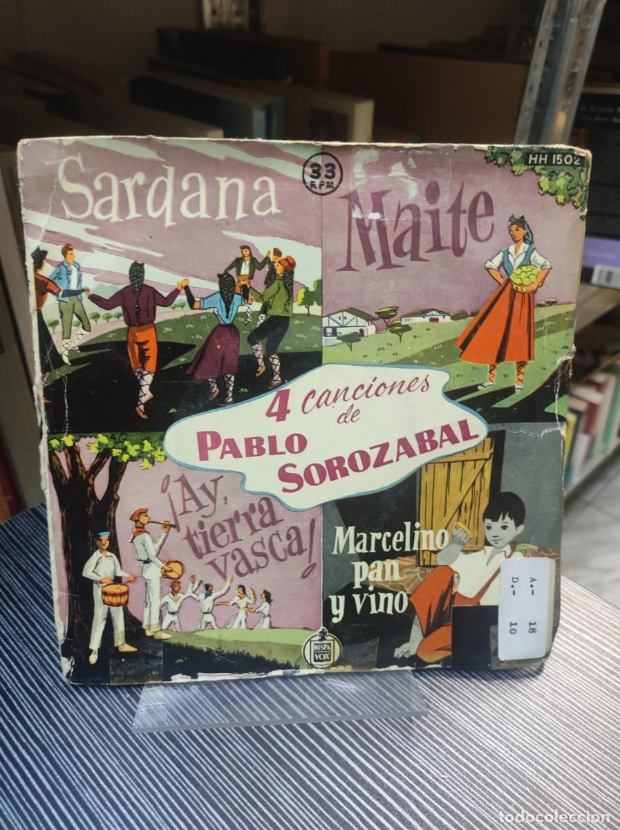Discos de vinilo: 4 CANCIONES DE PABLO SOROZABAL - Foto 1