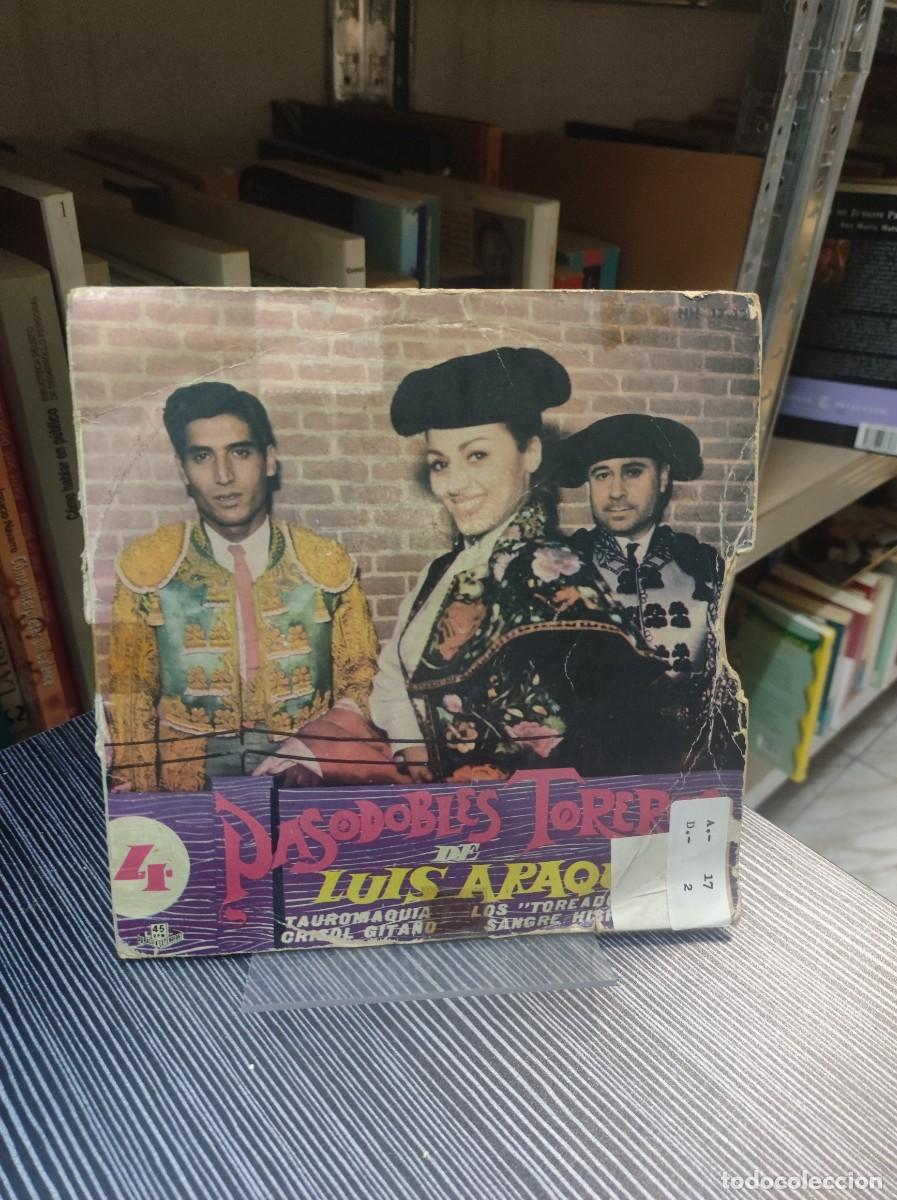 Discos de vinilo: PASODOBLES TOREROS DE LUIS ARAQUE - Foto 1
