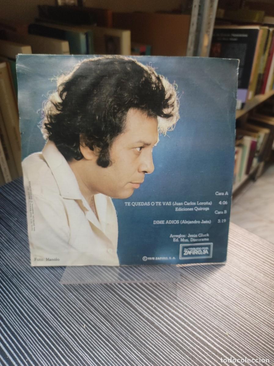 Discos de vinilo: Moncho &ndash; Te Quedas O Te Vas / Dime Adi&oacute;s - Foto 2