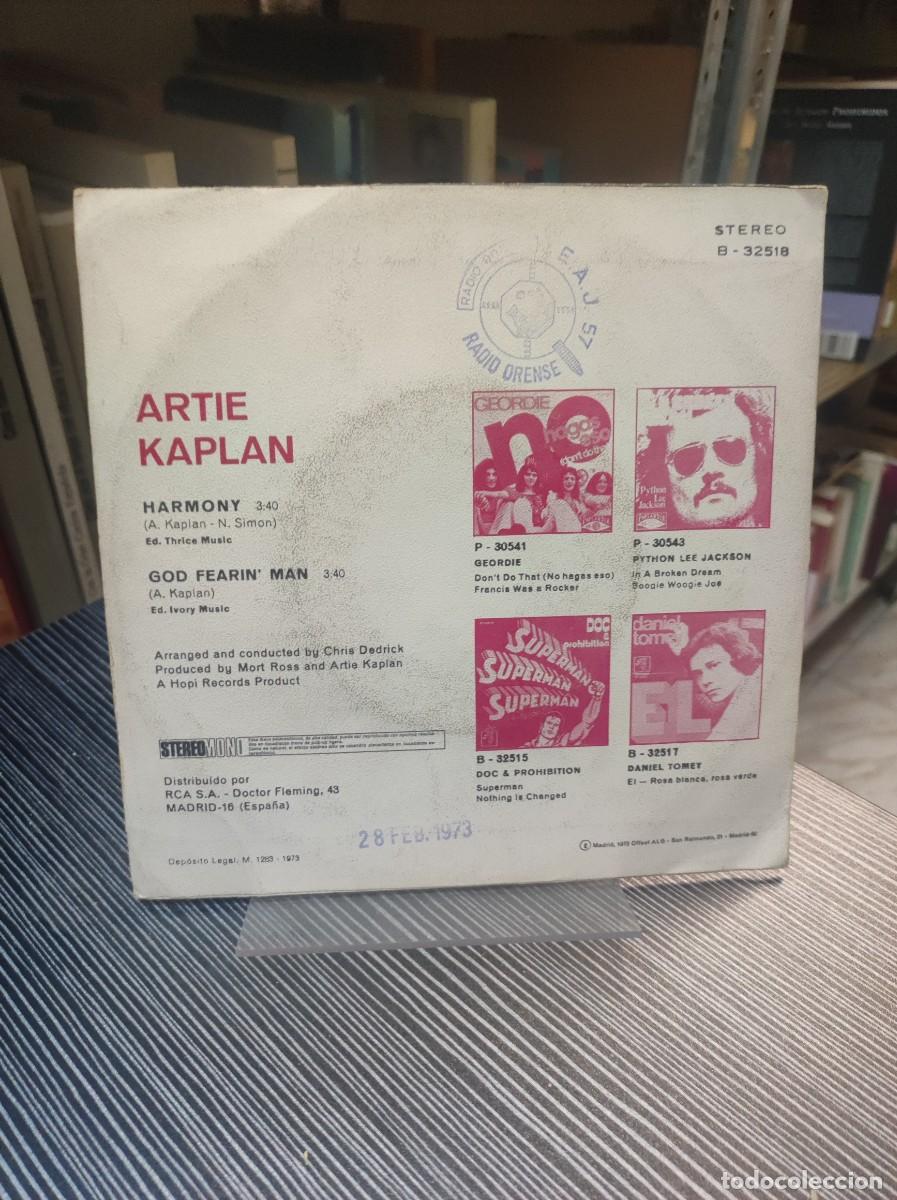 Discos de vinilo: Artie Kaplan &ndash; La Versi&oacute;n Original De &rdquo;Harmony&rdquo; - Foto 2