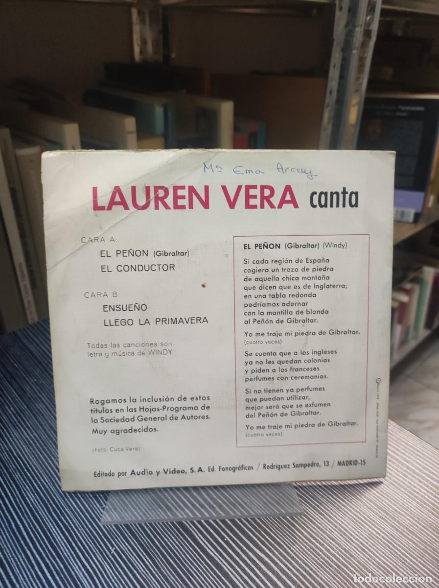 Discos de vinilo: Lauren Vera &ndash; El Pe&ntilde;on (Gibraltar) - Foto 2