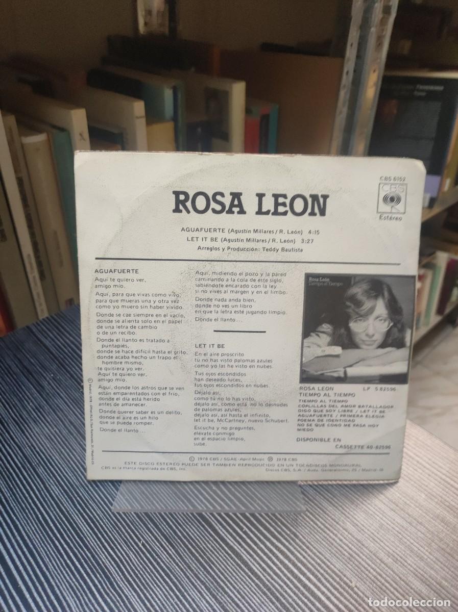 Discos de vinilo: Rosa Le&oacute;n &ndash; Aguafuerte - Foto 2