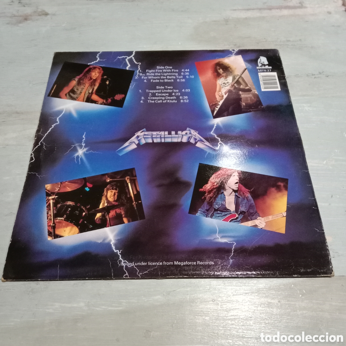 Discos de vinilo: METALLICA - RIDE THE LIGHTNING - LP - Foto 2