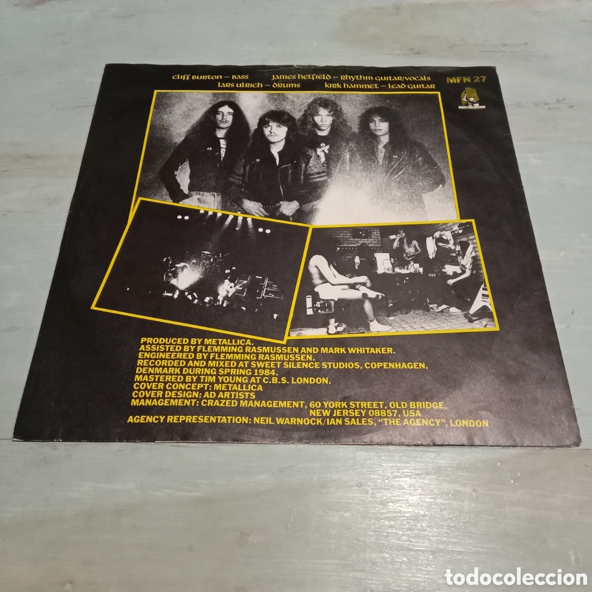 Discos de vinilo: METALLICA - RIDE THE LIGHTNING - LP - Foto 5