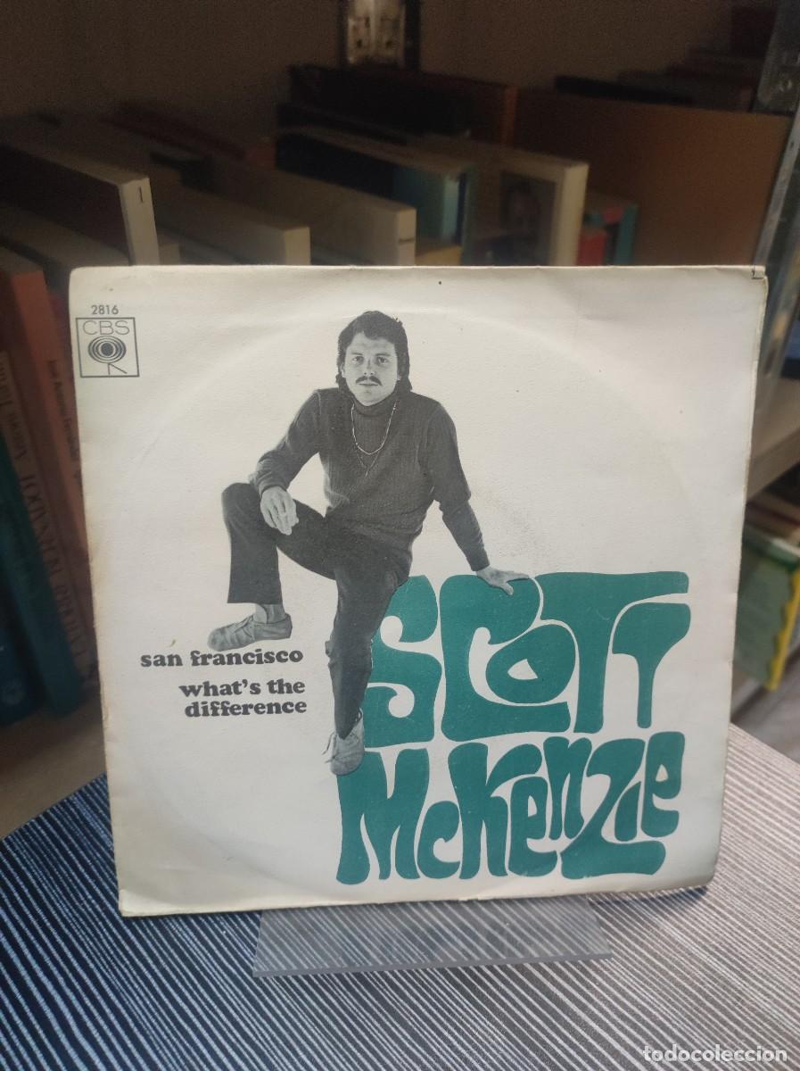 Discos de vinilo: SCOTT MCKENZIE SAN FRANCISCO WHATS THE DIFFERENCE - Foto 1