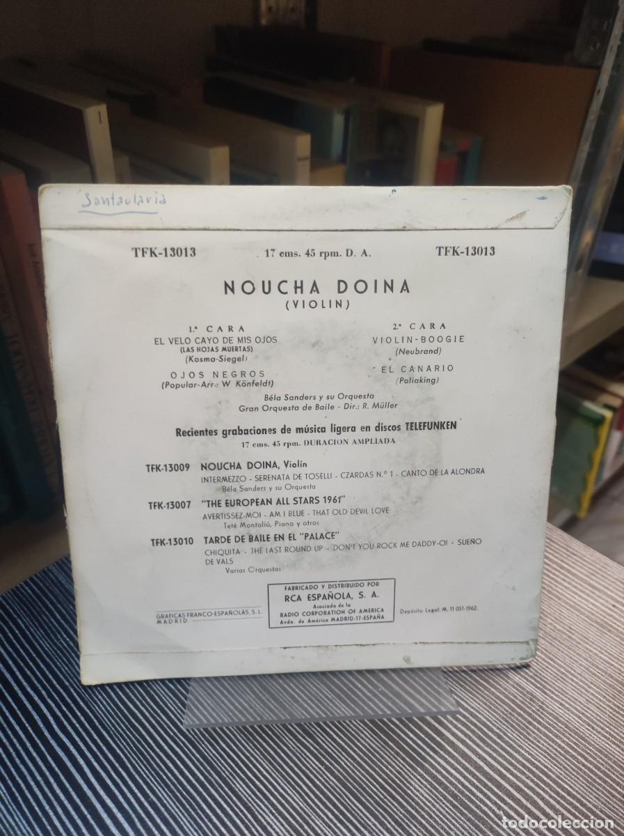 Discos de vinilo: NOUCHA DOINA EL VELA CAYO DE MIS OJOS - Foto 2