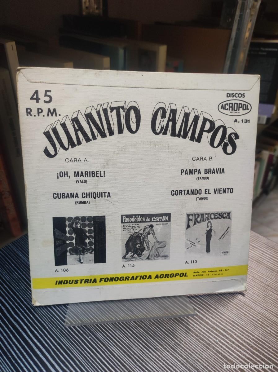Discos de vinilo: Juanito Campos &ndash; &iexcl;Oh, Maribel! - Foto 2
