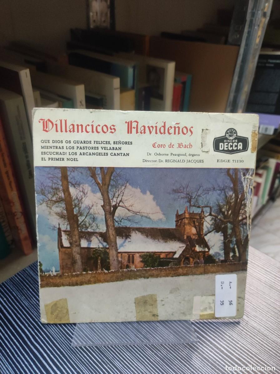Discos de vinilo: VILLANCICOS NAVIDE&Ntilde;OS CORO DE BACH REGINALD JACQUES - Foto 1