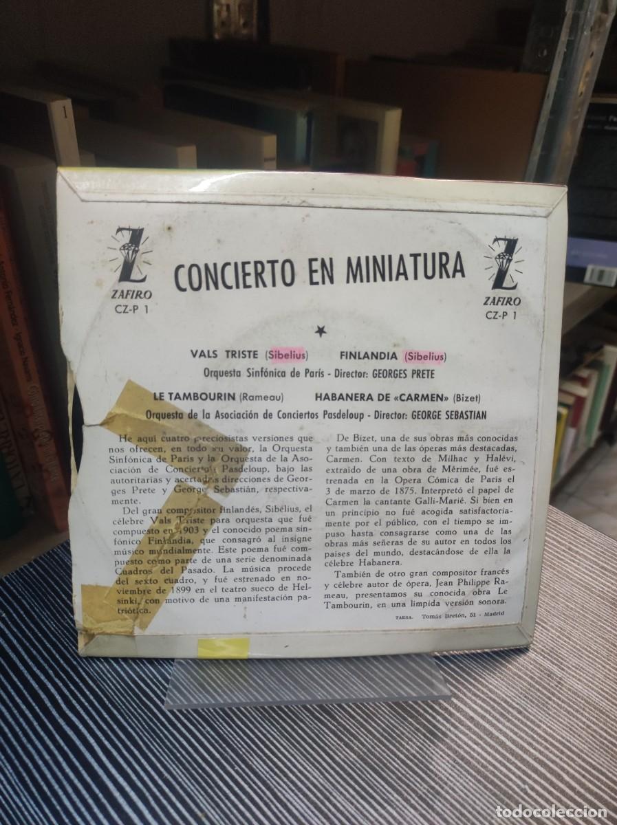 Discos de vinilo: CONCIERTO EN MINIATURA VALS TRISTE - Foto 2