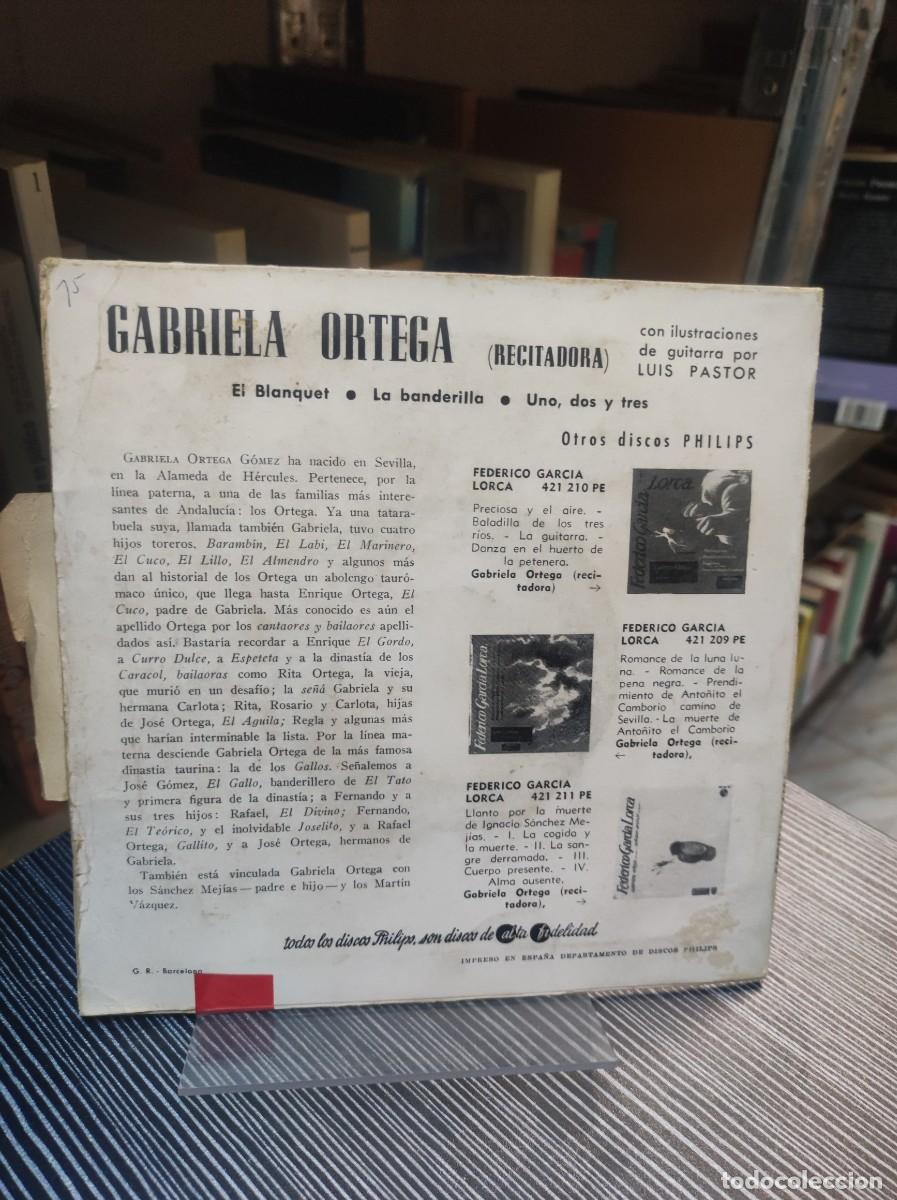 Discos de vinilo: Gabriela Ortega &ndash; El Blanquet - Foto 2