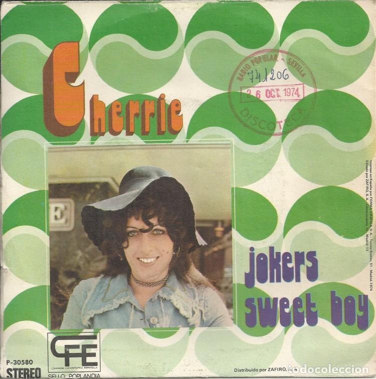 Discos de vinilo: CHERRIE &middot;&middot;&middot; Jokers / Sweet Boy - (Single) - Foto 2
