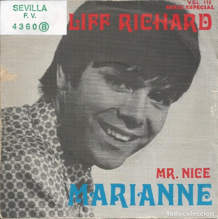 Discos de vinilo: CLIFF RICHARD &middot;&middot;&middot; Marianne / Mr. Nice - (Single) - Foto 1