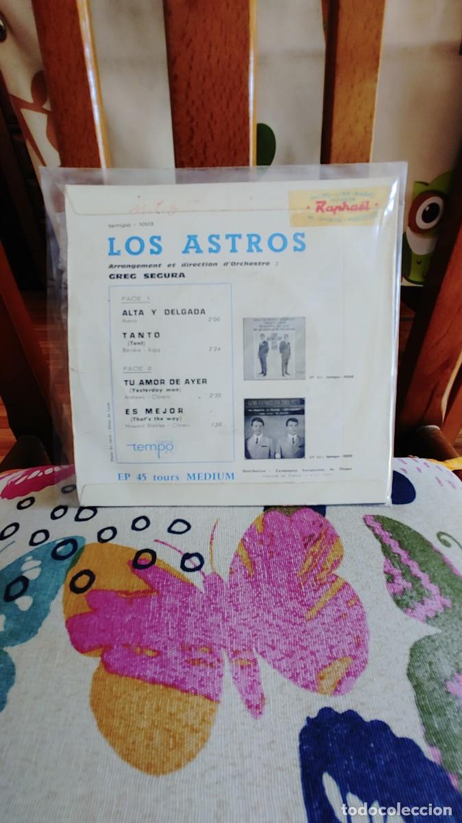 Discos de vinilo: LOS ASTROS-EP ALTA Y DELGADA +3 - Foto 2
