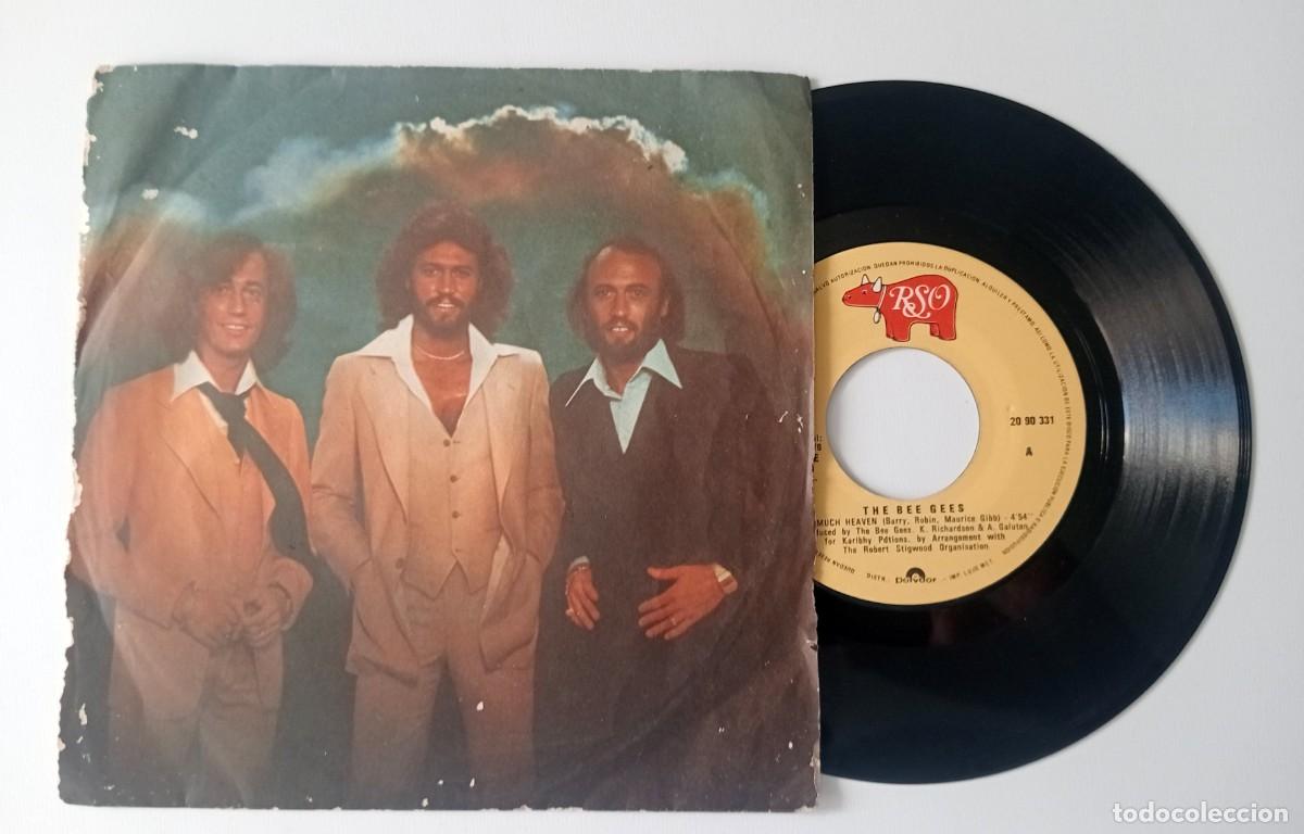 Discos de vinilo: SINGLE BEE GEES - TOO MUCH HEAVEN - Foto 1