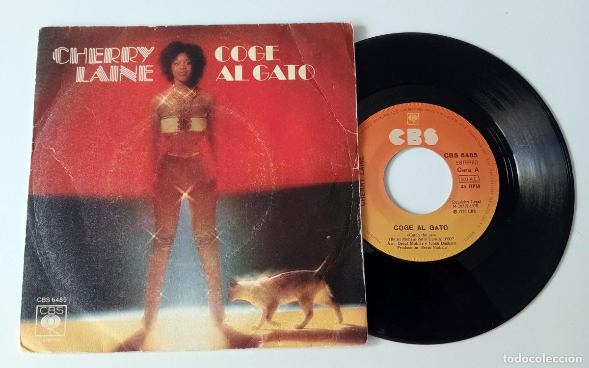 Discos de vinilo: SINGLE CHERRY LAINE - COGE AL GATO - Foto 1