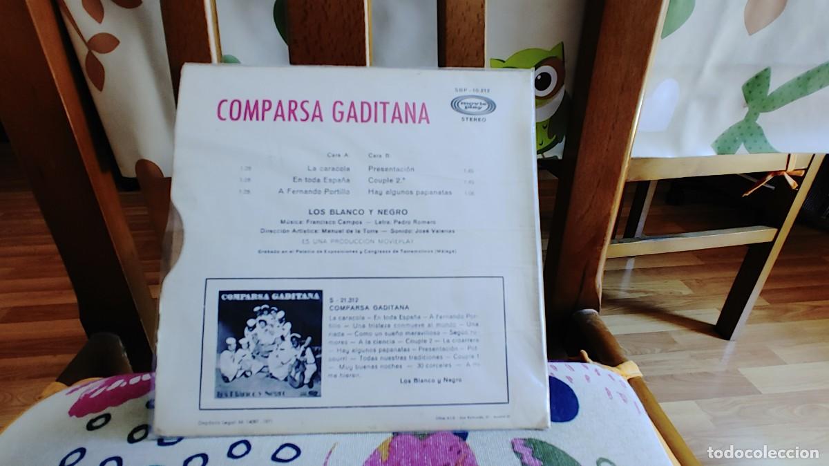 Discos de vinilo: LOS BLANCO Y NEGRO-EP COMPARSA GADITANA - Foto 2