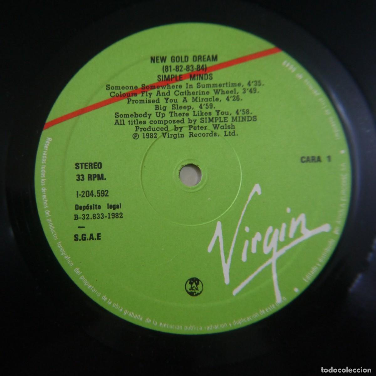 Discos de vinilo: SIMPLE MINDS - NEW COLD DREAM - LP 1982 - Foto 4