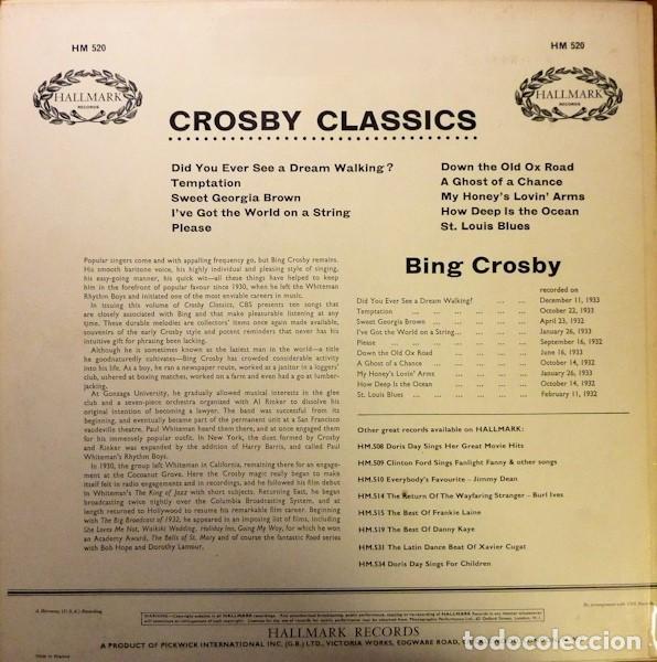 Discos de vinilo: Bing Crosby &ndash; Crosby Classics - Foto 2