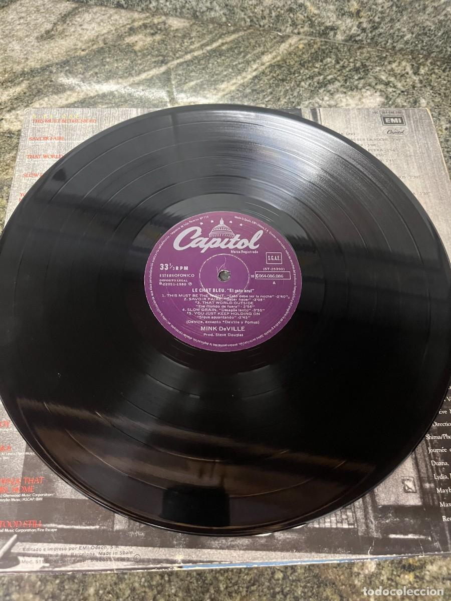 Discos de vinilo: Mink DeVille Le Chat Bleu - Foto 3