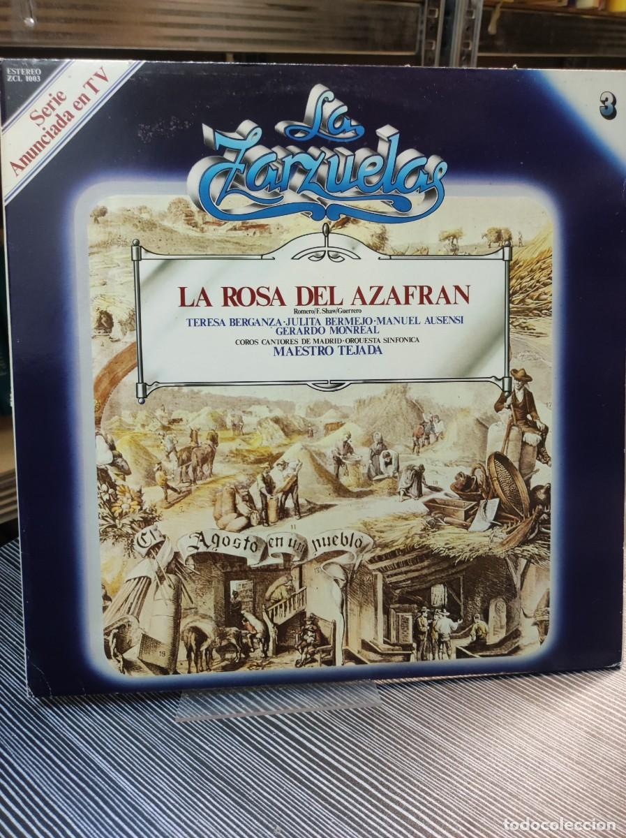 Discos de vinilo: LA ROSA DEL AZAFRAN MAESTRO TEJADA - Foto 1