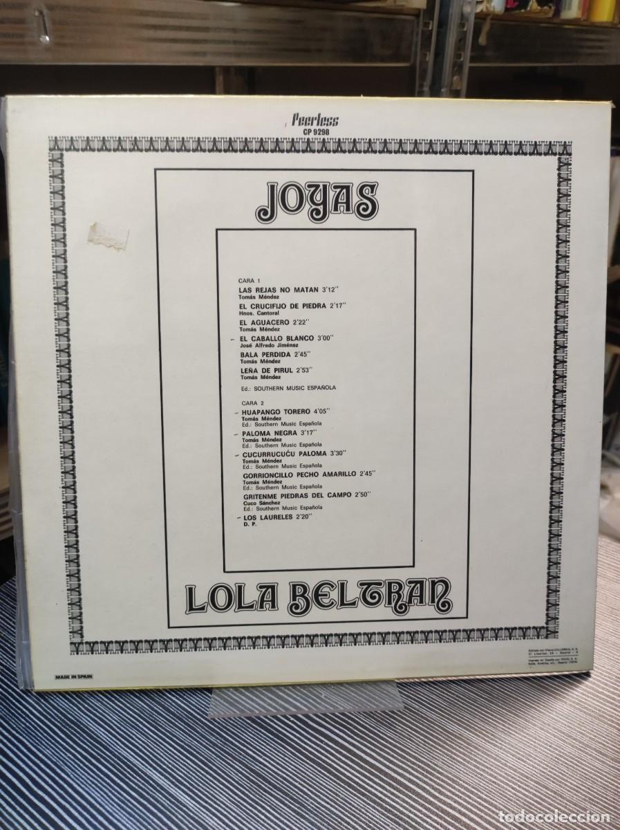Discos de vinilo: Lola Beltran &ndash; Joyas - Foto 2